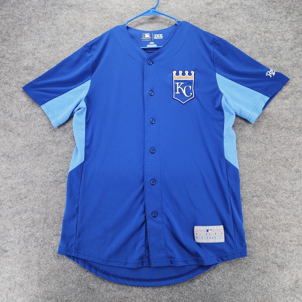 Kansas City Royals Jersey Mens Medium MLB Baseball TX3 Cool